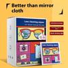 Anti-Fog Lens Wipes Disposable Cleaning Wet Wipes for Glasses Sunglasses Helmet Visors Anti-Smudge Screen Cleaning Streak-Free Cloth 100 Pc/box