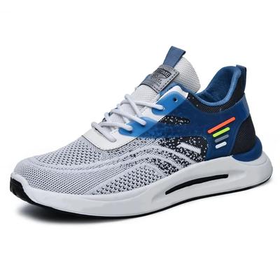 Fashion Men Sneakers Mesh Casual Shoes Lac-Up Men Shoes Lightweight Vulcanize Shoes Walking Sneakers Zapatillas