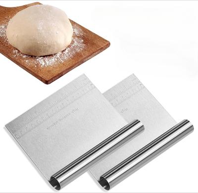 Cortador de Massas de Aço Inoxidável Raspador de Alimentos para Cozinha Picador Ferramenta Versátil de Cozinha para Manteiga Assar Pão Bolo Pizza e Mais