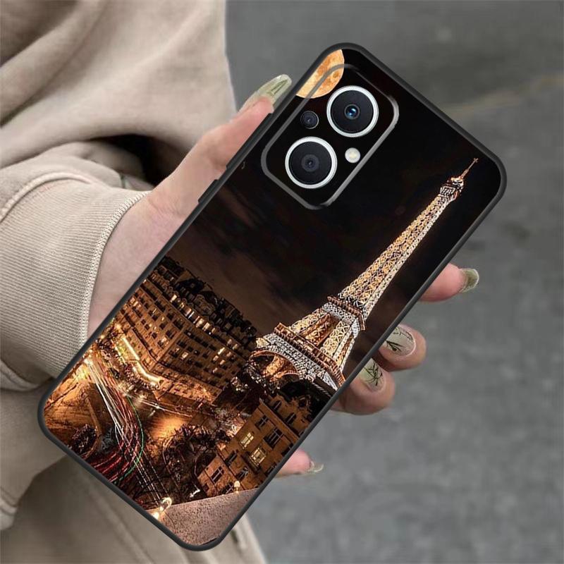 France Paris Eiffel Tower Case For OPPO Reno 8T 13F 14F 12F 11F 10 12 13 14 Pro 7 8 Lite OPPO Find X8 X6 X9 Pro Cover