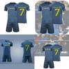 22-23 Saudi Arabia's Victorious Team Ronaldo Soccer Jersey 7 Children's Football Team Uniform Printed Number