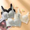 Sexy Lace Women's Bra Underwear Women's No Underwire Gathering Bra Anti-sagging Upper Collection Side Breast