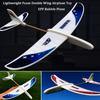 Pp Foam Double Wing Airplane Toy Ligthweight Popular Glider Hand Throw Plane Toy Redblue Hand Thrown Aircraft For Kids Outdoor
