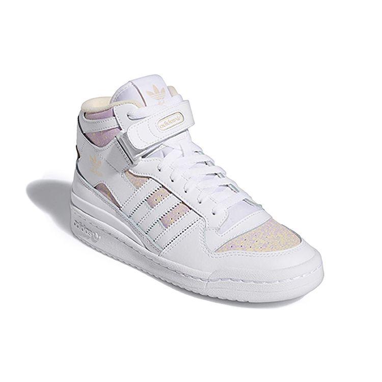 Adidas  Forum Mid Summery 80s Women Sneakers White Cloud-White Bliss-Orange HP3013