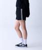 Crush Style Slim Striped Sweat Shorts Black