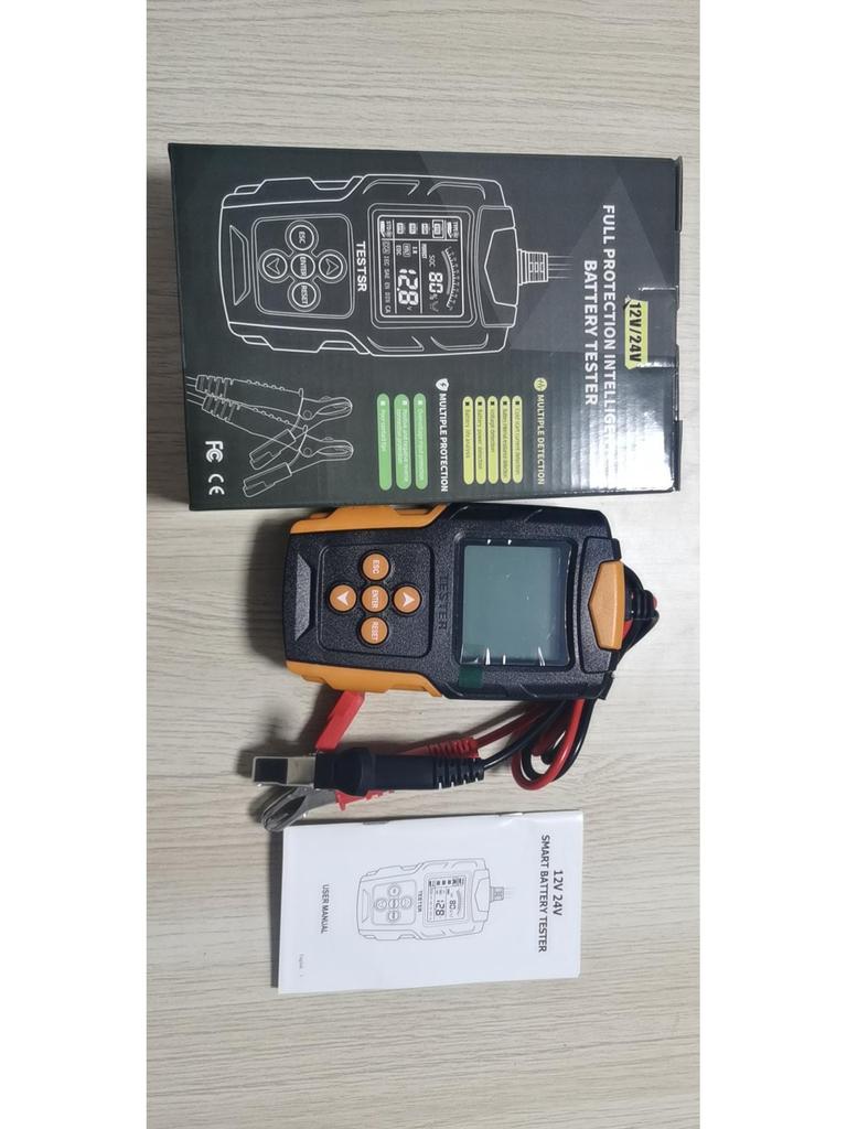 E-FAST Digital Car Battery Tester 12V/24V with Internal Resistance Measurement