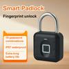 Smart Fingerprint Padlock Waterproof Keyless Security Bluetooth Electronic Luggage Bag Case Anti-theft Lock Outdoor Door Padlock