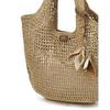 Daks Beige Raffia Twist Mesh ShouLder Bag L Dcba6e580i2