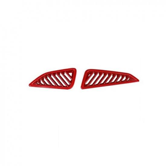 Red For Toyota GR Corolla Hatchback Dashboard L&R Air Outlet Vent Trim -2024
