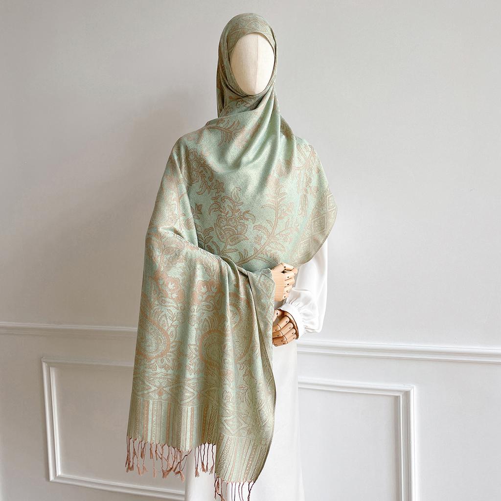 Luxury Brand Autumn Cashmere Pashmina Shawl Lady Wrap Warm Winter Scarves Design Print Female Foulard Hijab Stoles Scarf