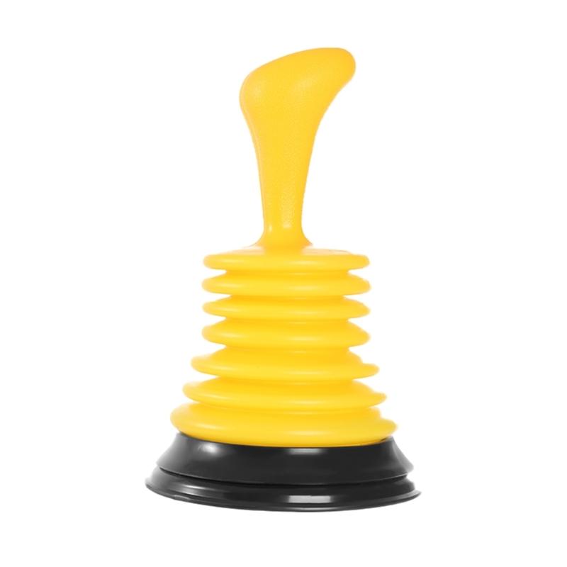 

Handheld 19cm Drain Plunger Suction Plunger Powerful 19cm Kitchen Plunger for Easy Cleaning in Bathrooms & Kitchens 1 жёлтый