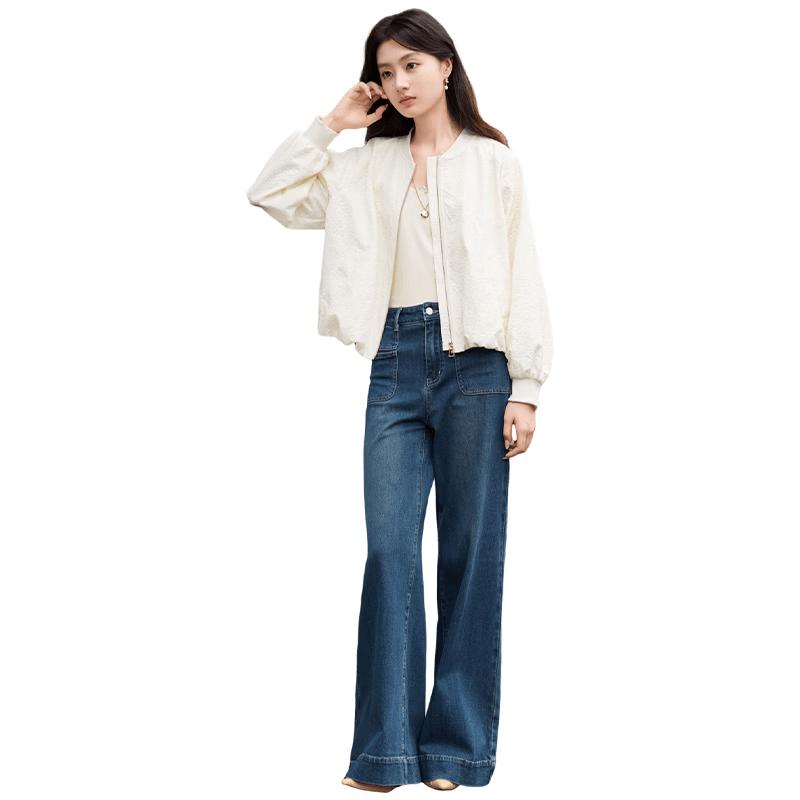 Xiangying Women s Petite Sequin Baseball Jacket L