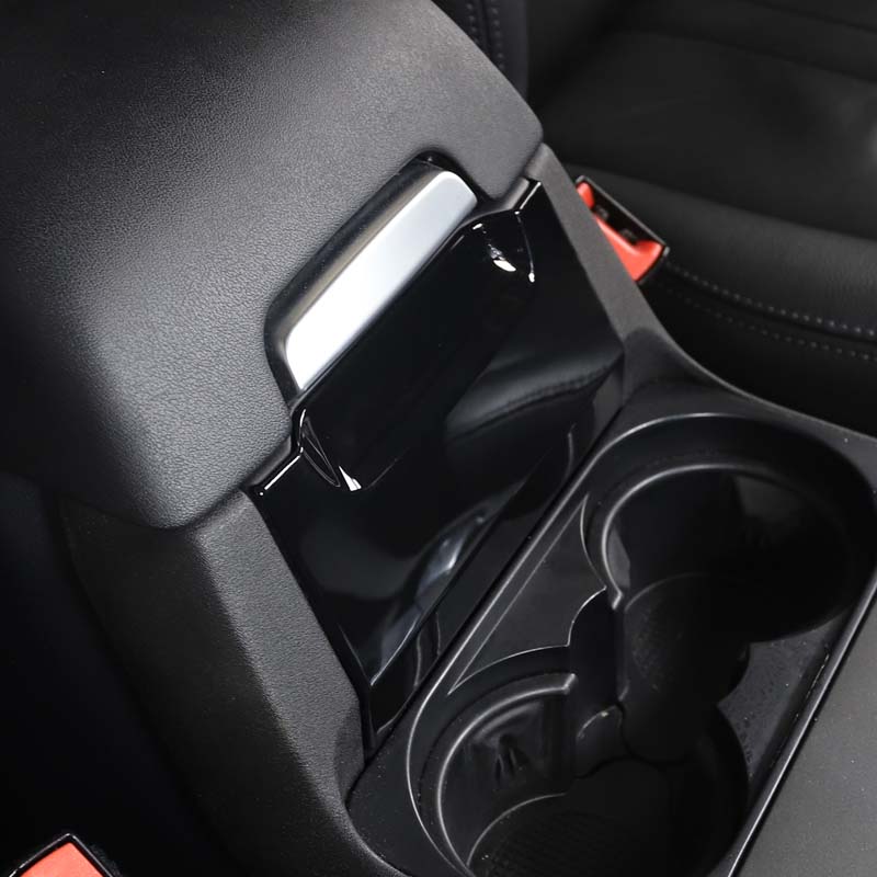 ABS Car Central Control Armrest Box Front Trim Panel Stickers For Land Rover Discovery 4 2010-2016 Car Accessories
