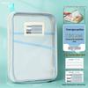 L-shaped School Organizer Bag for Students: Subject-wise Storage for Books, Homework, and Test Papers.