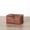 Handmade Woven Straw Tissue Box Cover for Car