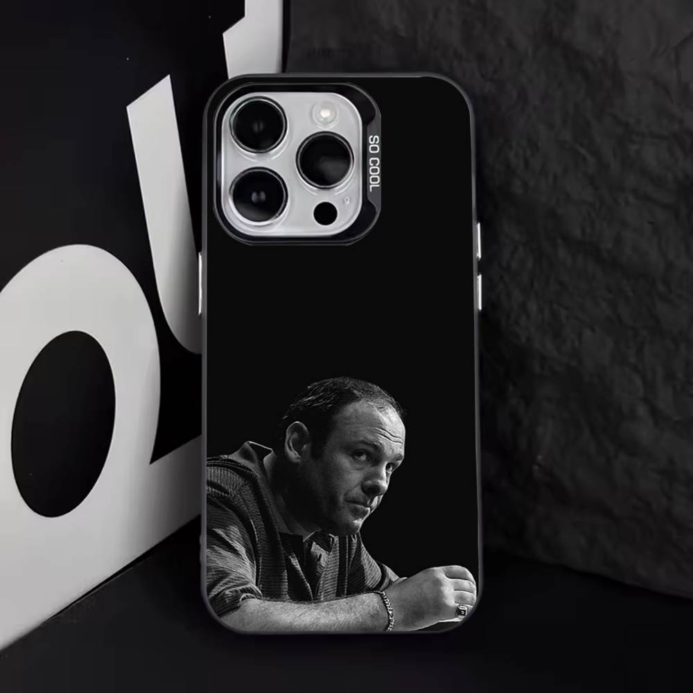 T-Tony S-Soprano Cool Phone Case For iPhone 17,16,15,14,13,12,11,Pro,Max,Plus,E,Air,Mini Black Tpu Cover