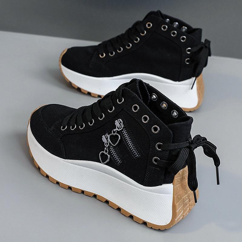 Korean Version Of New Dad Shoes For Women, Autumn Student Sports Thick Soled Height Increasing Casual Shoes