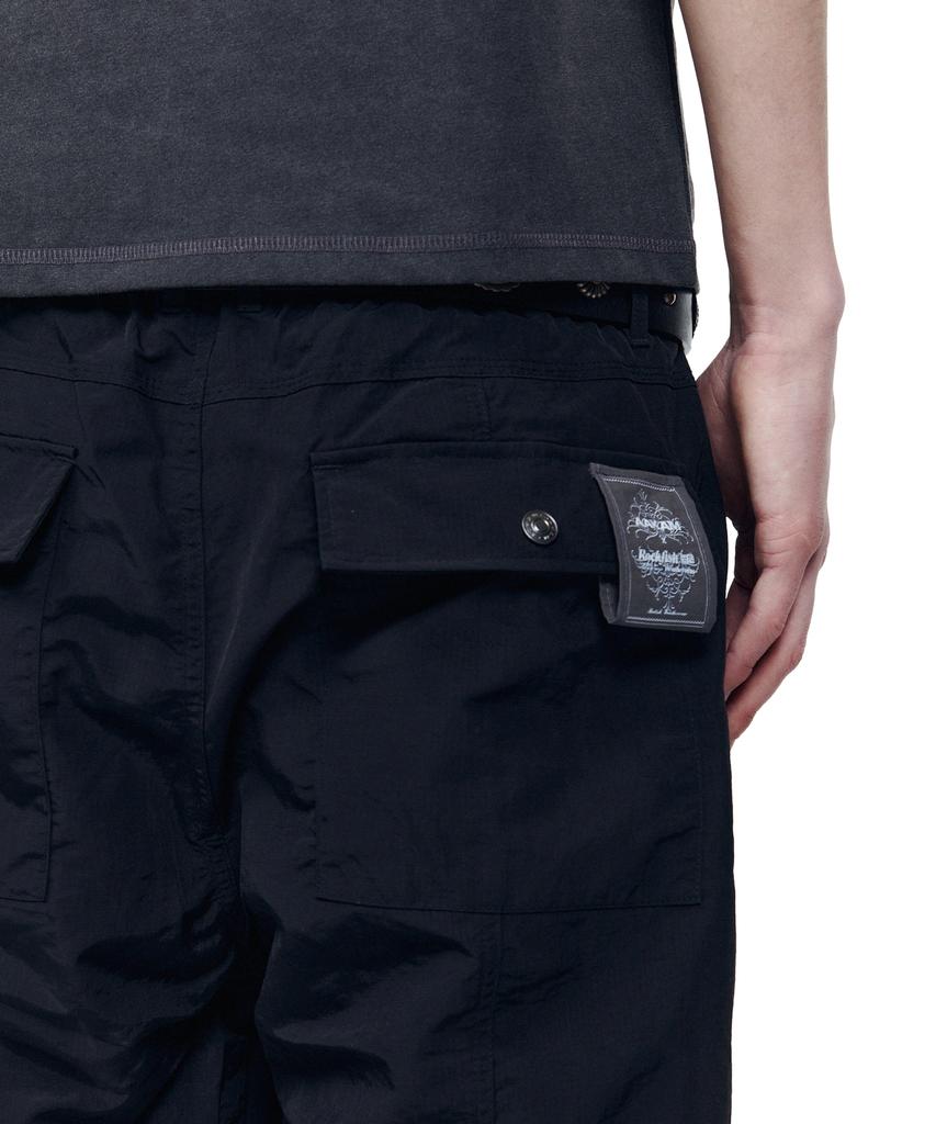AAKAM Knee Pin-Tuck Rain Shield Pants (Black)