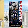 Mbappe Customized Name Beach Towel Quickdry Soft Microfiber Portable For Swimmingbeachcamping Travel Beach Accessoriesgym