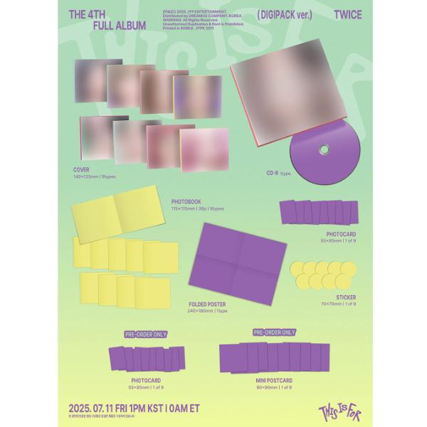 Twice [DIES IST FÜR] 4. vollständiges Album (Digipack-Ver.)