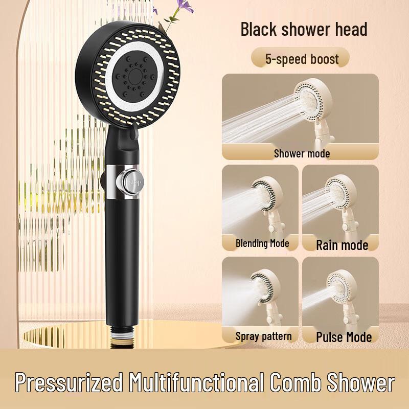Shengbei Massage Filter Spray Comb Shower Head