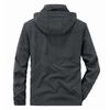 Autumn and Winter New Jacket Side Seam Pocket Hooded Casual Youth Loose Zipper Men's Clothing