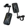 2pcs Universal Black Motorcycle Side Mirrors with Clamp Fit For 22-25mm Handlebar