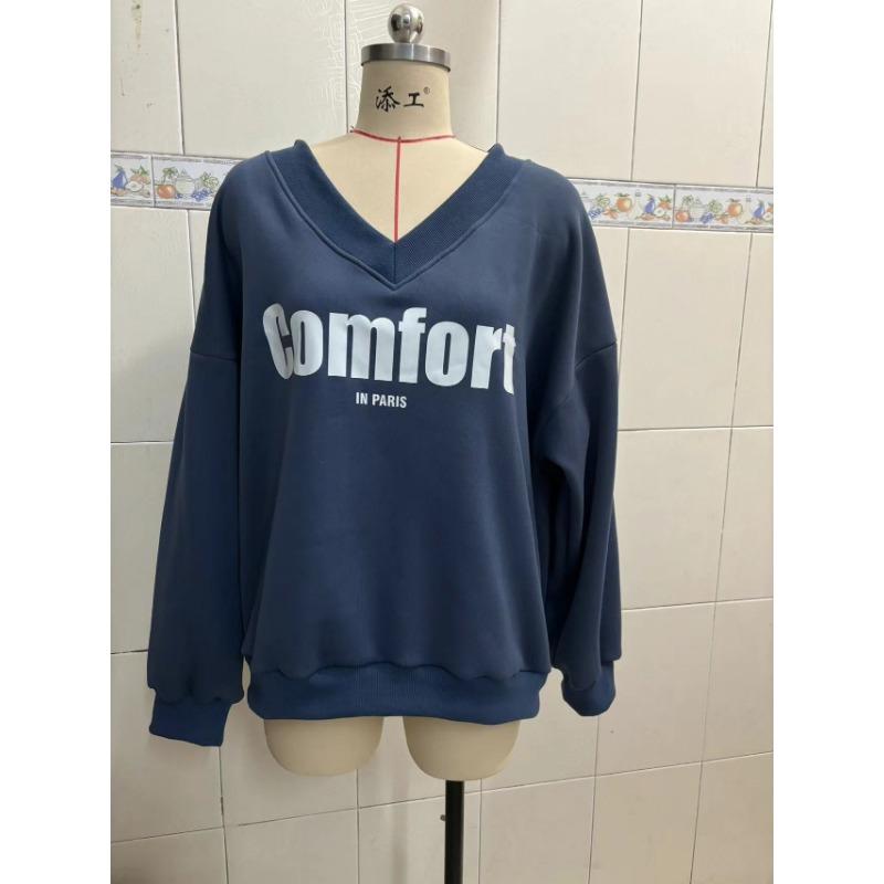 Felpa Casual Larga da Donna per Autunno e Inverno
