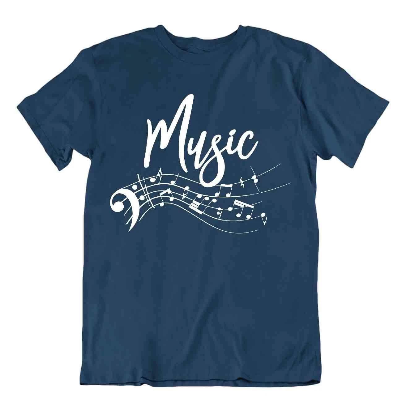 Music Notes T-Shirt Special Stylish Design Tshirt Awesome Gift L
