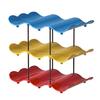 Wave Board Water Cup Holder, Vertical Storage Space Saving Design, Stable Assembled Wave Slot Easy Access Kitchen Organizer