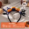 DIY Halloween Hair Band Making Kit, Spider & Pumpkin Twist Sticks Craft Supplies for Party Headwear