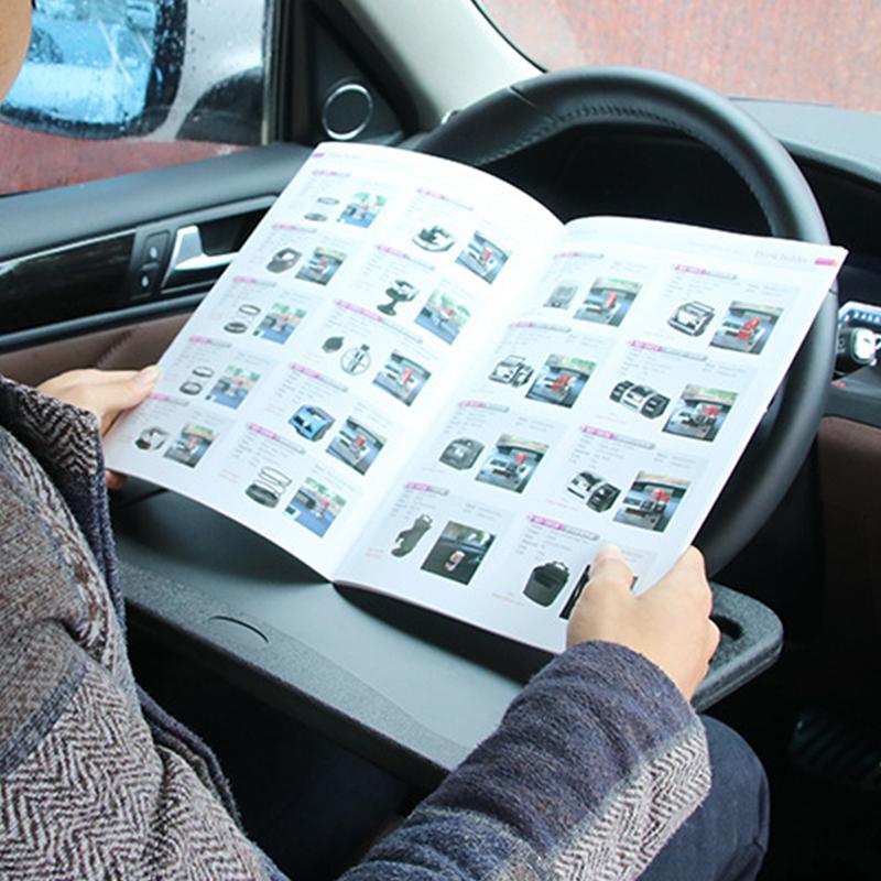 Car steering wheel multifunctional dining tray, beverage coffee rack tray rack, laptop desk bracket, seat table, car accessories