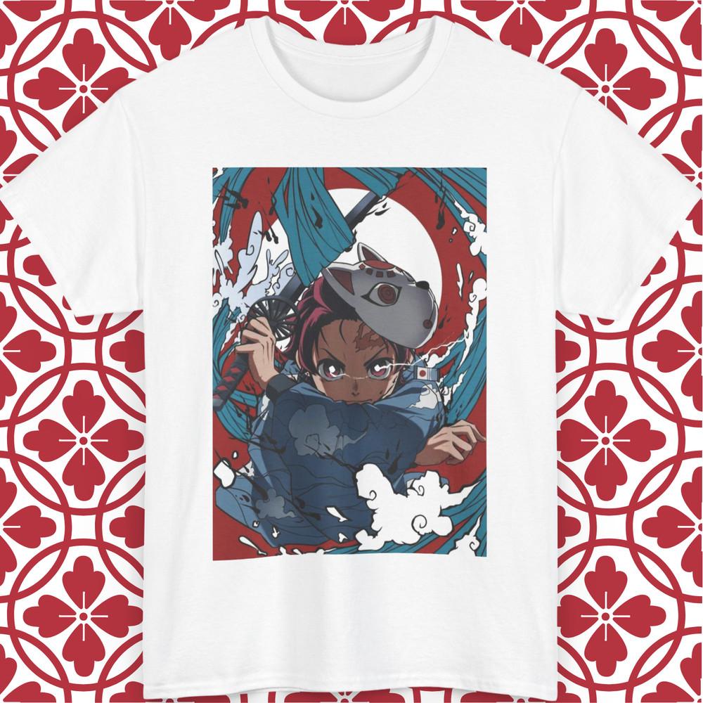 Demon Slayer Anime T-Shirt Tanjiro Kamado Kimetsu no Yaiba All Sizes