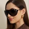 Premium sunglasses female fashionable spice girl style new sunglasses cycling glasses driving sunglasses concave shape