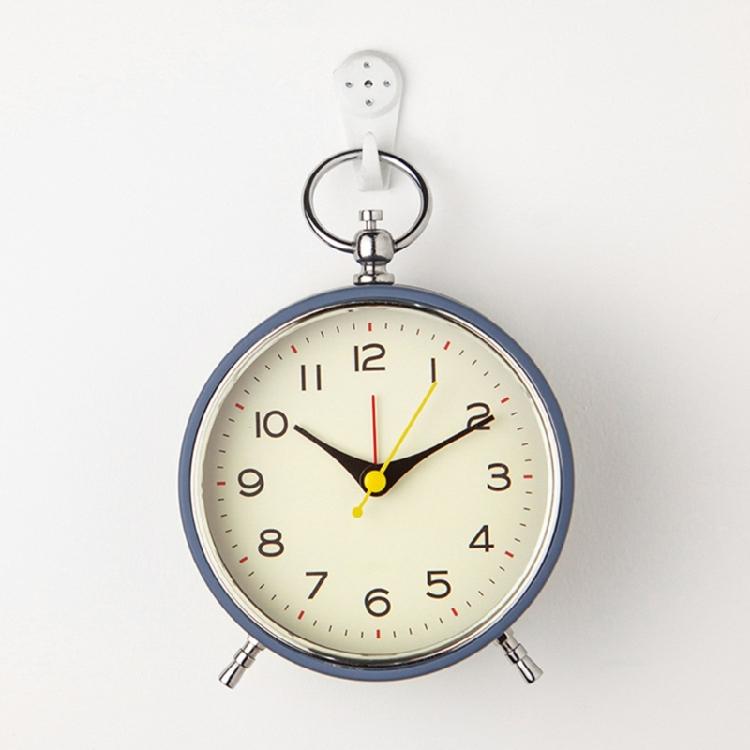 Desk Clock Classical Loud Alarm Clock with Snooze and Night Light for Hard of Hearing Metal Clock