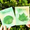 Office School Supplies Simulated Leaf Sticky Notes for Students with Good Looks Maple Message Cute Leaves N Times Kawai Lovely