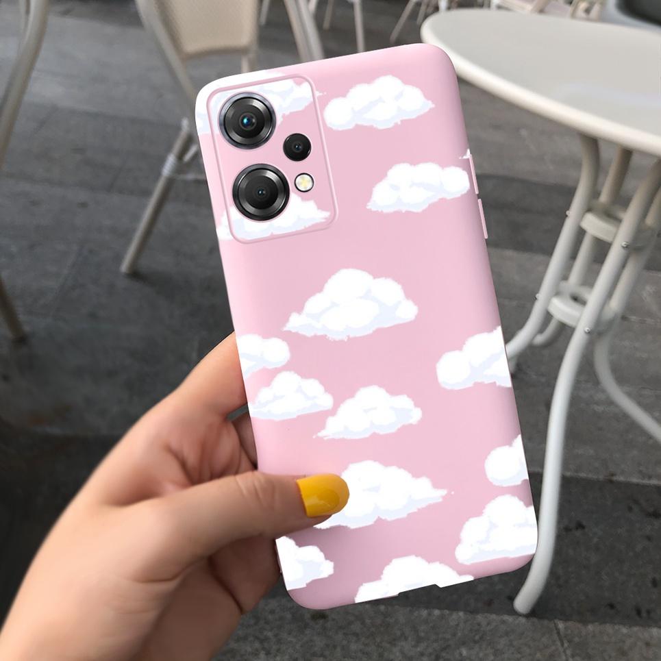 For One Plus Nord CE 2 Lite Phone Case Soft Matte Silcione TPU Back Cover For OnePlus Nord CE2 Lite 5G Mobile Coques Flower Capa