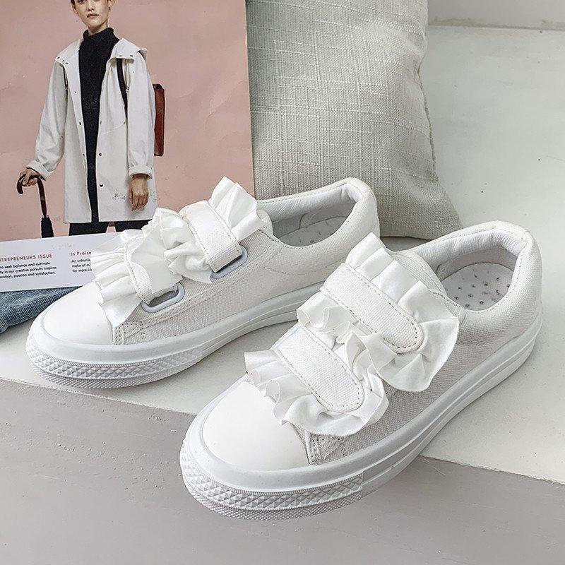 

Fashion Fashion Ladies Shoes Women Casual Platform PU Leather Casual Sweet White Shoe Sneakers Woman Comfortable Small White Zapatos 35 белый