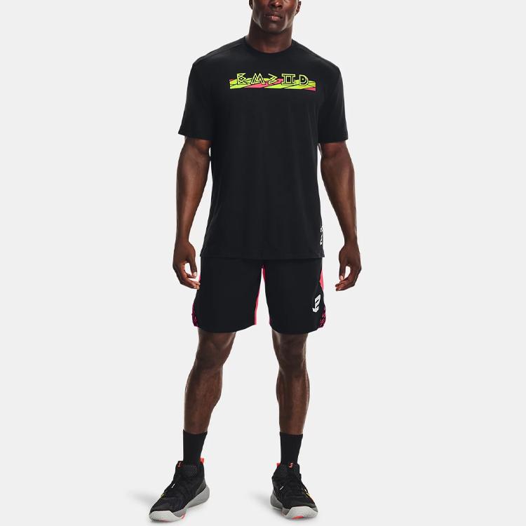 Under Armour Set in Sleeve T Shirt Men's Black 1366533-001