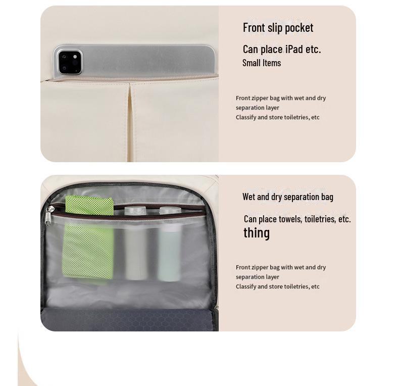 High-End Wasserdichter Rucksack: Modische Herren- & Damen-Reise-, Business-, Computer-, Schulter- und Schultasche