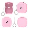 Silicone Case Soft Flexible Scratch Resistant Wireless Earbuds Protective Shell with Carabiner for Anker for Soundcore P31i