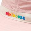 MIKI HOUSE UV with Sunshade for Boys and Size M Hat, Protection, Cover, Logo, Girls, Baby, Kids, Children's Clothing, (50-52cm), Pink, 12-9104-148