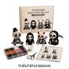 4Pcs Cute Skeleton Bead Craft Set Beginner-Friendly Handmade Skeleton Figurine Making Kit for Teens Adults Home Decor Gift