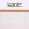 230*6cm 3D Baseboard Wall Stickers Self Adhesive Waterproof Baseboard Wallpaper Border Wall Sticker Living Room Home Decorations