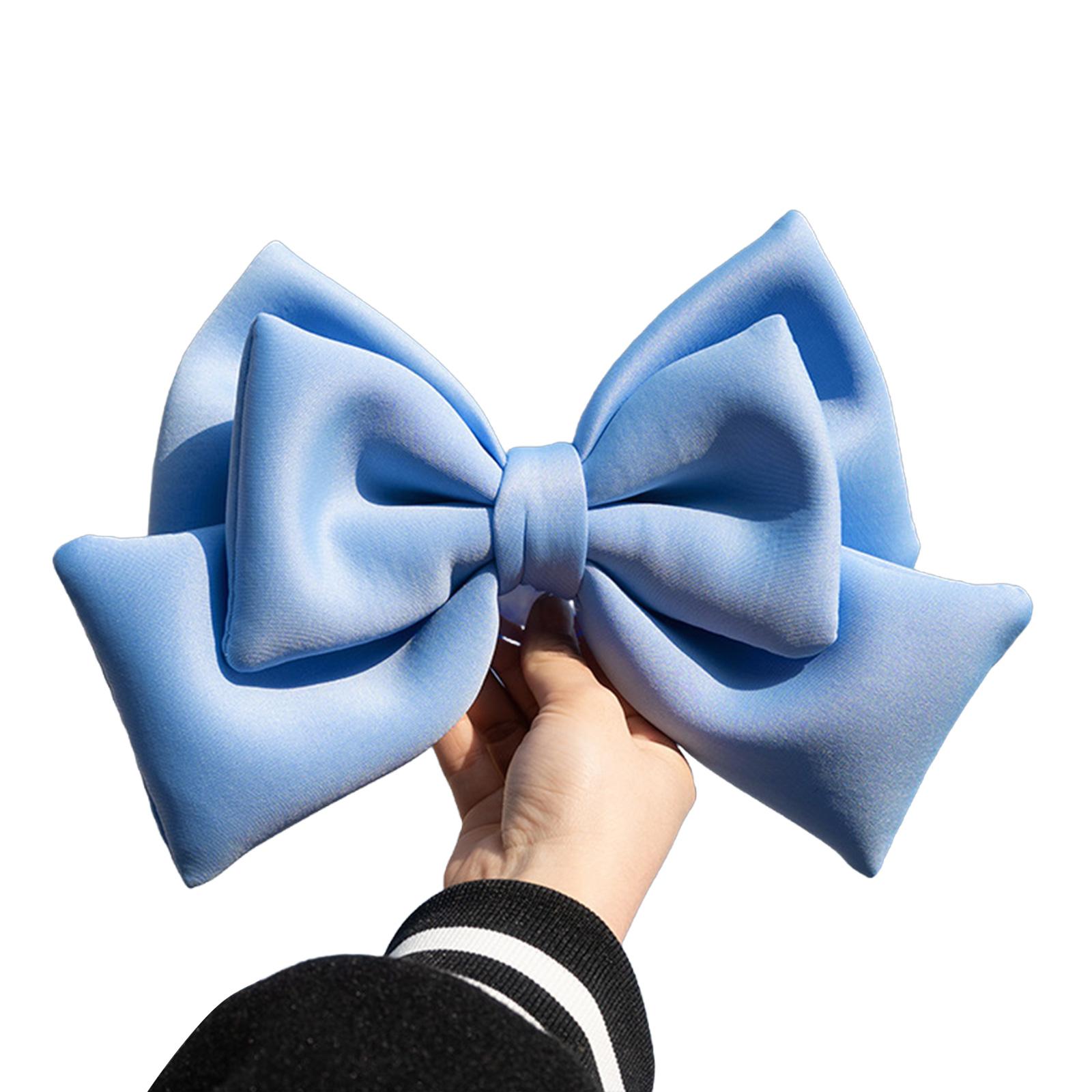 

Украшение в виде банта для мотоциклетного шлема, клейкий большой бант, универсальное украшение для мотоциклетного шлема, модные нашивки для шлема 5