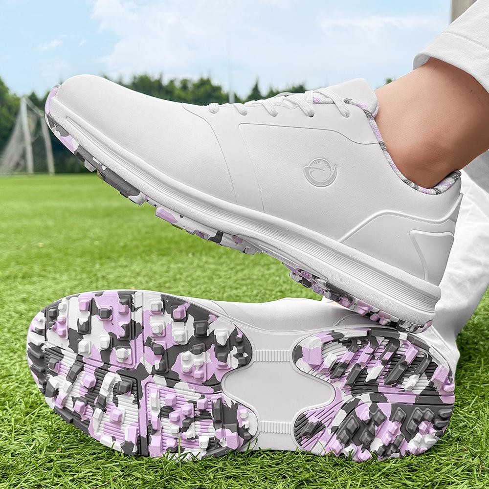 M02 Women's Breathable Golf Shoes with Fixed Spikes