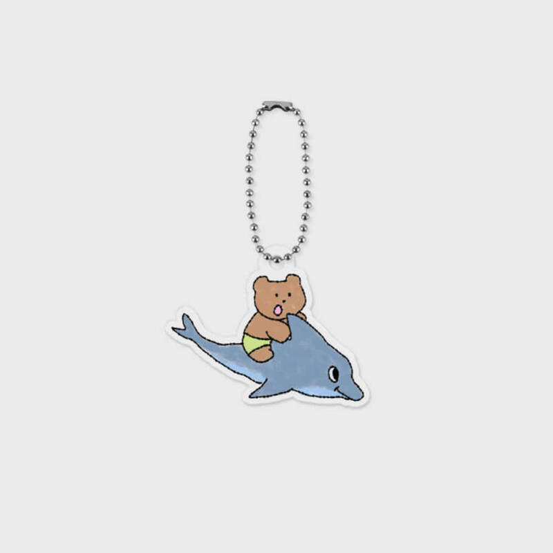 gummy dolphin acrylic keyring Single product