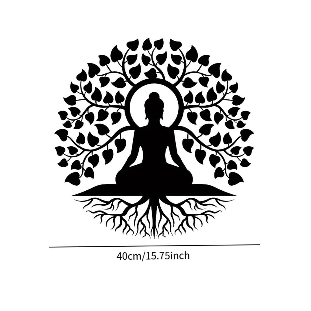 Zen Art Wall Decor Spiritual Wall Decor Religious Wall Decor Gifts Black Buddha