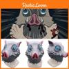 Fantastisk Demon Slayer Kimetsu No Yaiba Hashibira Inosuke Latexmask för Cosplay-evenemang