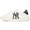 MLB Chunky Classic Absatz Dia Monogramm Logo Print Niedrige Sneaker Unisex Sneaker Weiß Schwarz 3ASXAM82N-50BKS